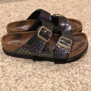 Multicolor snake print Birkenstock Arizona